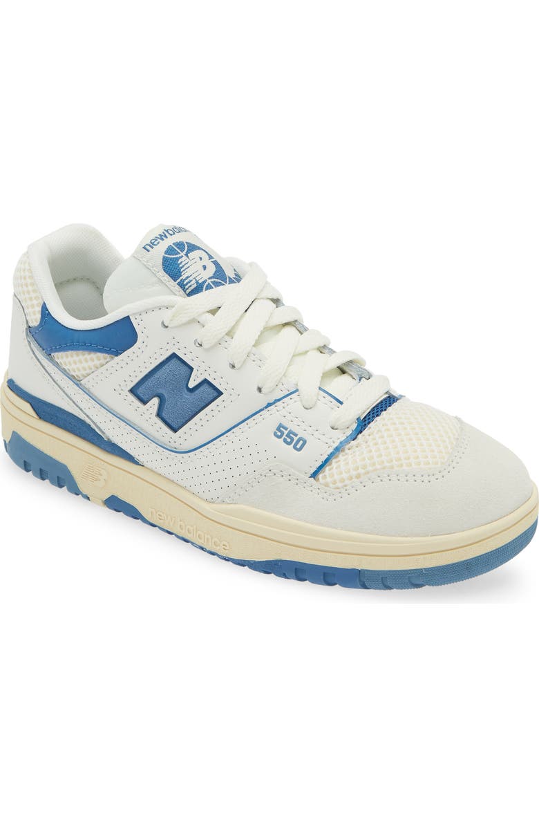 New Balance 550 Basketball Sneaker, Main, color, Heron Blue/ Sea Salt