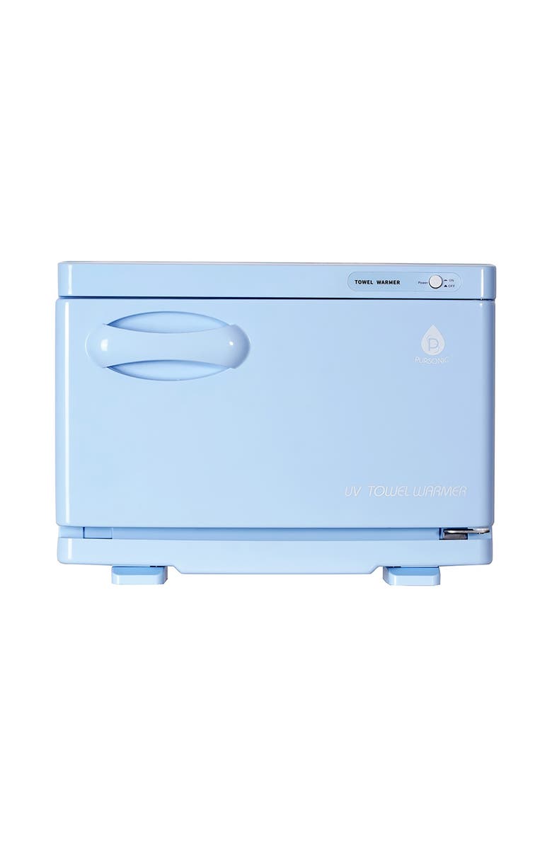 PURSONIC Towel Warmer with UV Sterilizer, Main, color, Blue