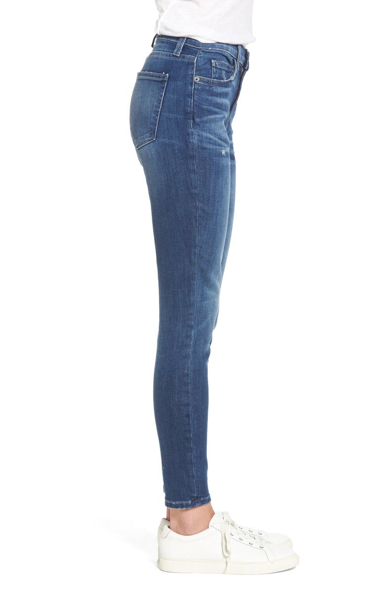 Current/Elliott The Stiletto High Waist Skinny Jeans, Alternate, color,
