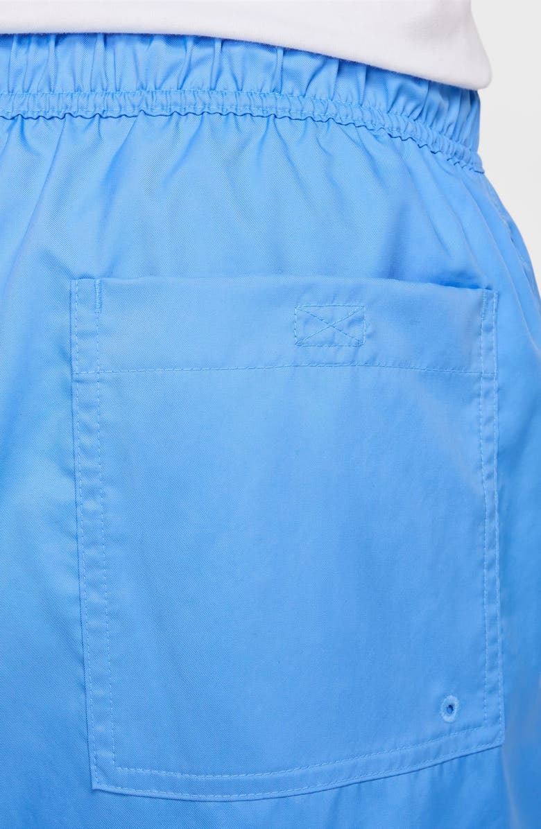 Nike Club Woven Flow Shorts, Alternate, color, University Blue/ White