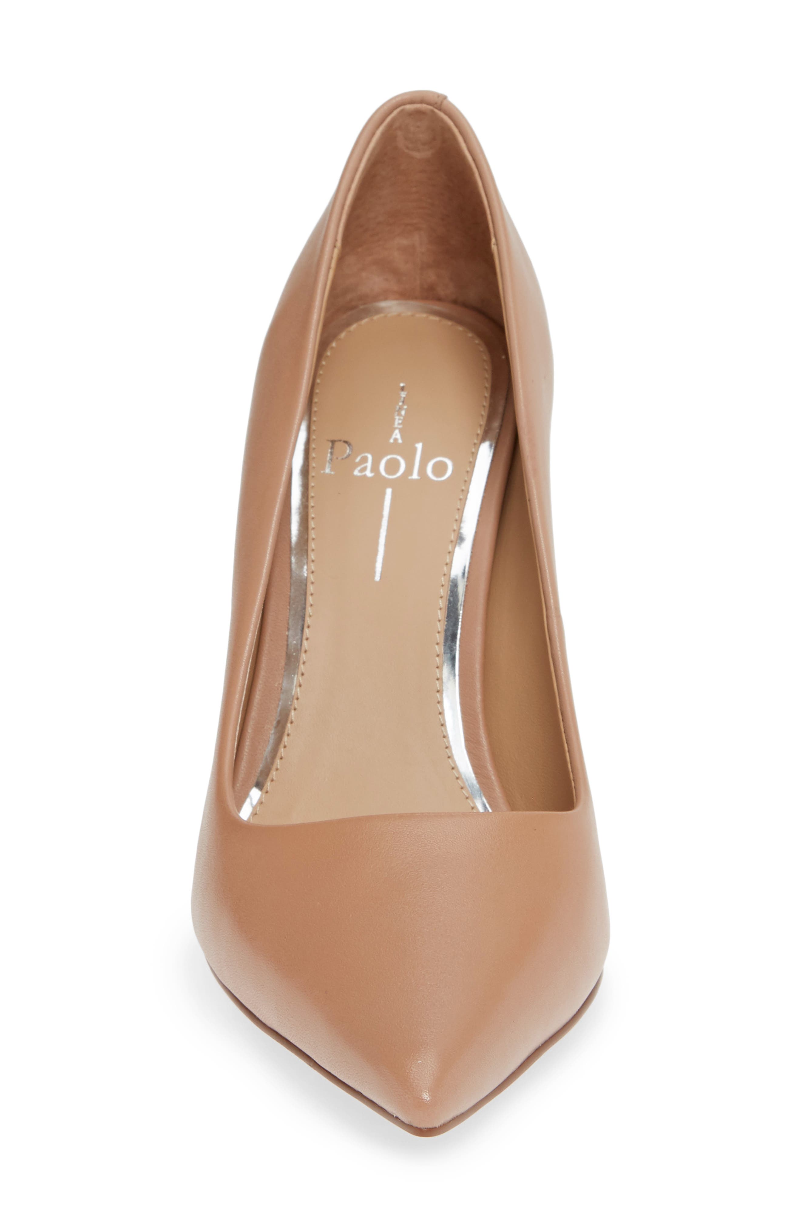 Linea Paolo Payton Pointy Toe Pump, Alternate, color, Desert Leather