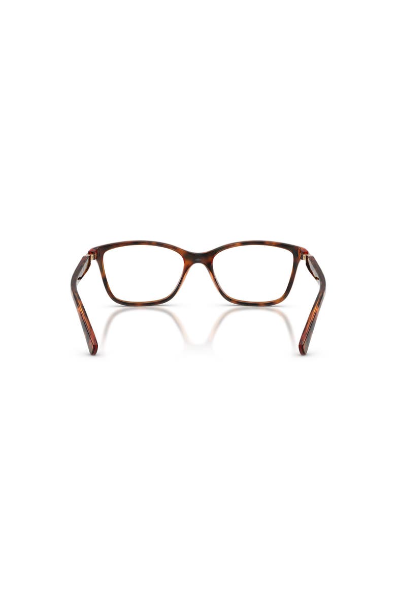 54mm Rectangle optical glasses, Alternate, color, Brown