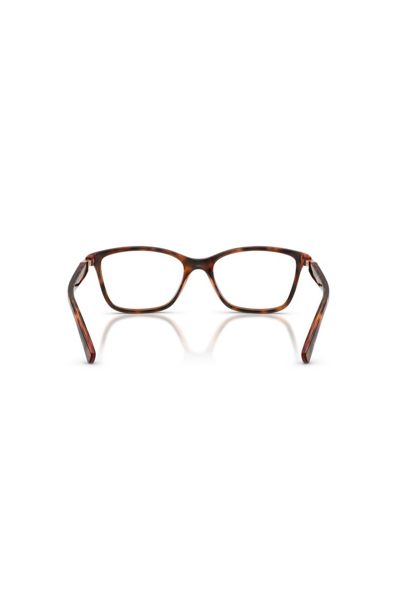 Vogue Eyewear 54mm Rectangle optical glasses, Alternate, color, Brown