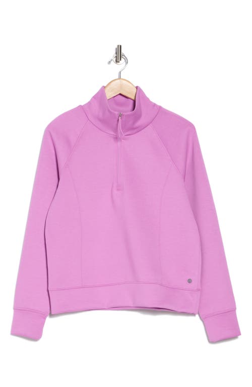 Apana Stellar Scuba Quarter Zip Pullover In First Bloom