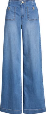 1822 Denim Bandless Wide Leg Sailor Jeans