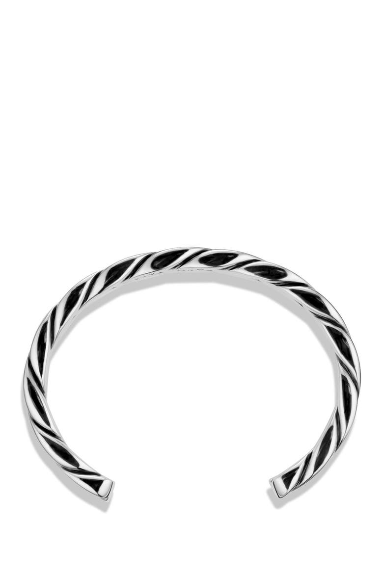 Chevron Cuff, Alternate, color, SILVER