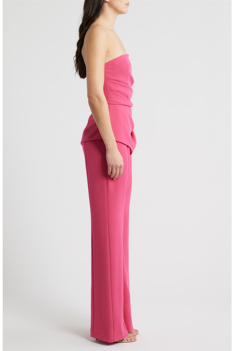 Rockie Strapless Jumpsuit, Alternate, color, FRAMBOISE