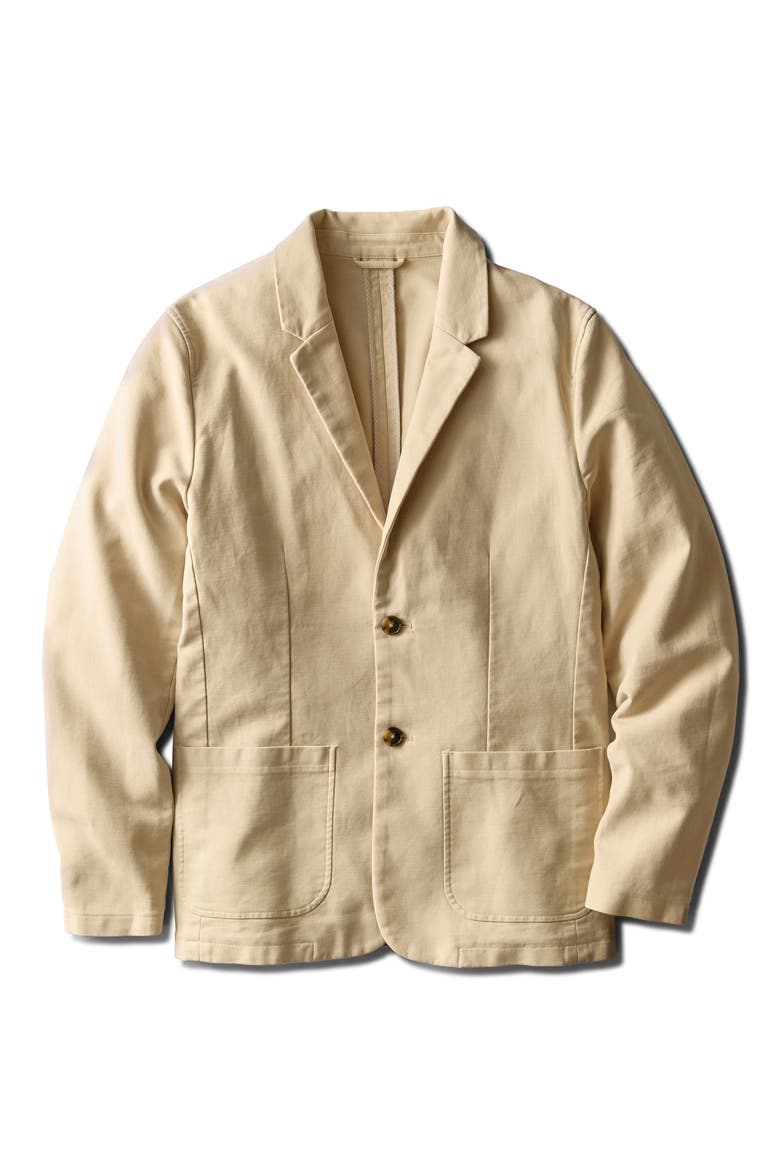 Flex Terry Blazer, Alternate, color, DARK KHAKI