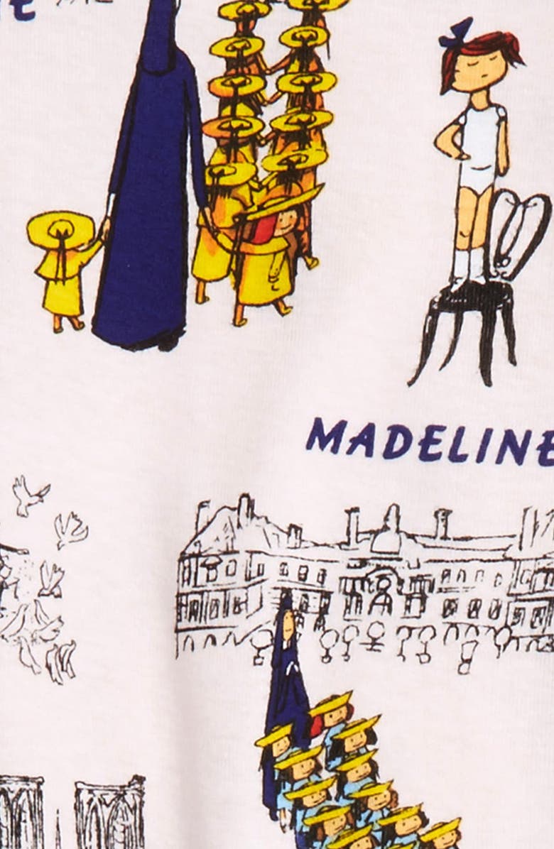 Books to Bed Madeline Fitted Two-Piece Pajamas & Book Set, Alternate, color, 