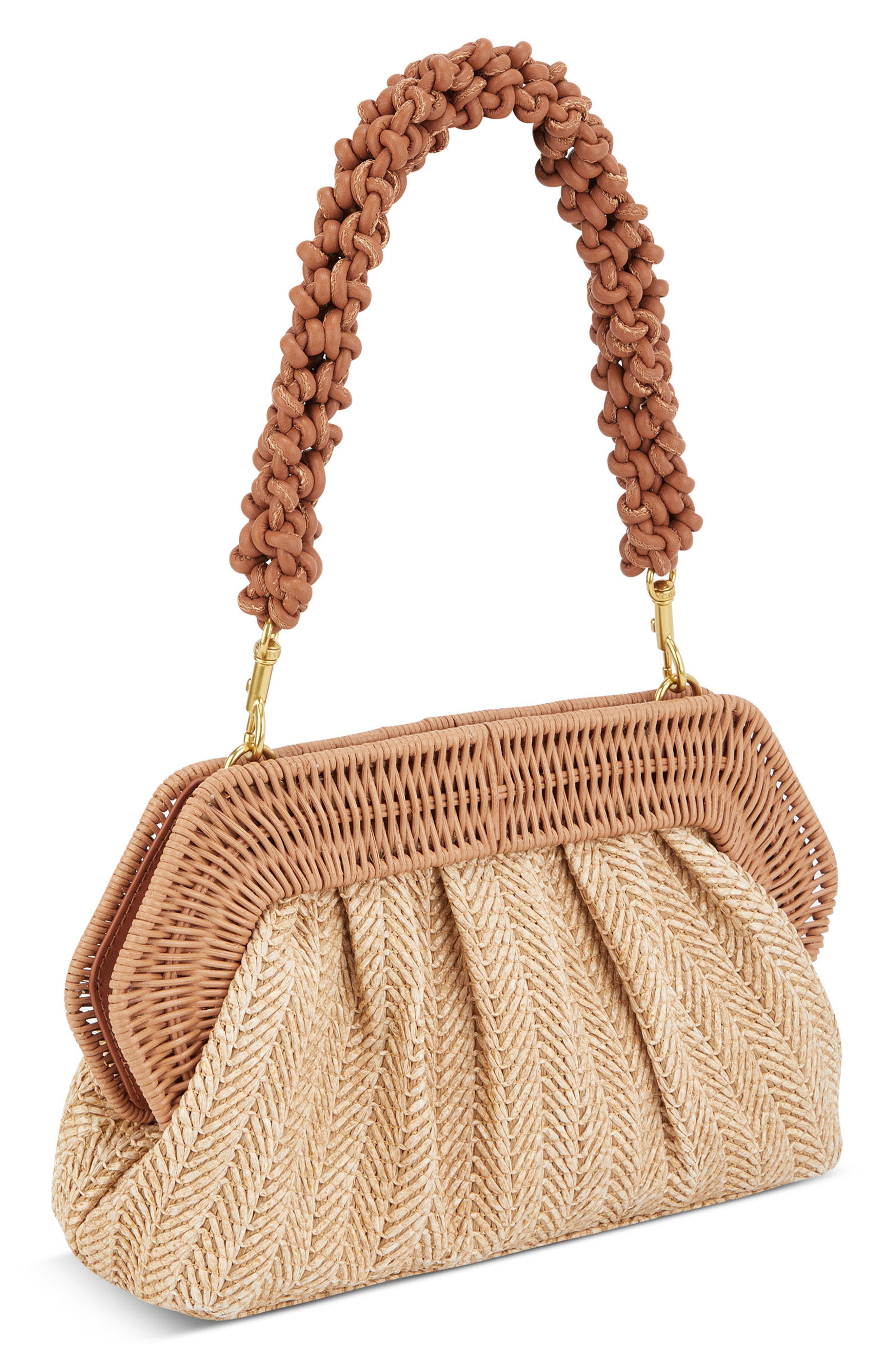 Vince Camuto Amari Woven Clutch, Alternate, color, 