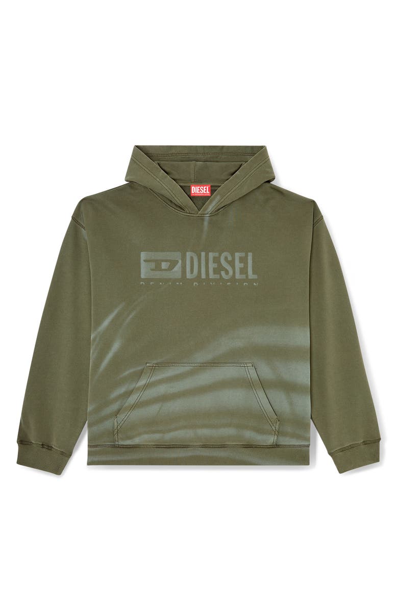 DIESEL<sup>®</sup> S-Boxt-Hood-R9 Graphic Hoodie, Alternate, color, Olive/ Green