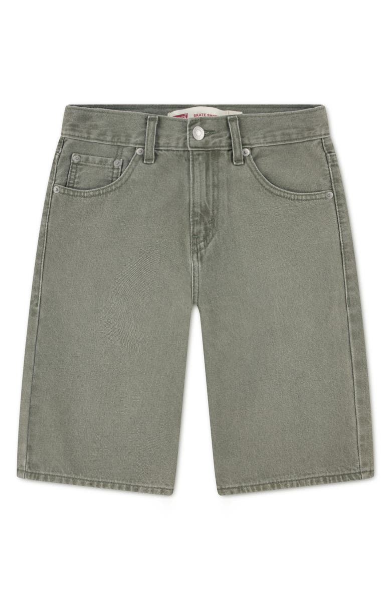 Levi's Kids' Denim Skate Shorts, Main, color, Cacti Wash