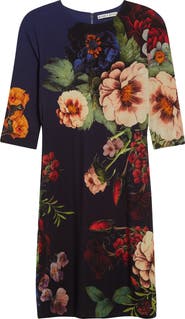 Alice + Olivia Delora Long Sleeve Minidress