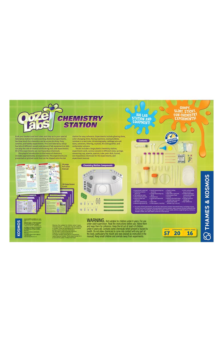 Thames & Kosmos Ooze Labs Chemistry Station, Alternate, color, Bright Green