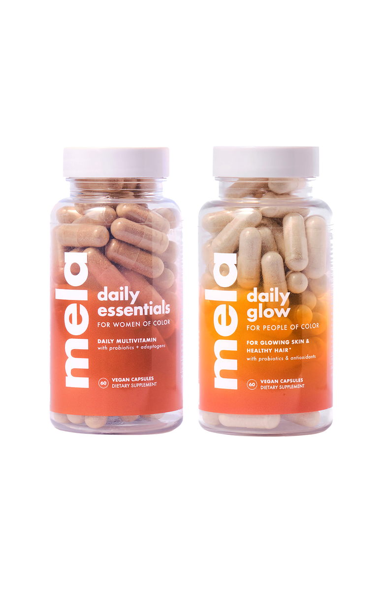 Mela Vitamins Glow Up Bundle for Women of Color, Main, color, Peachy Coral