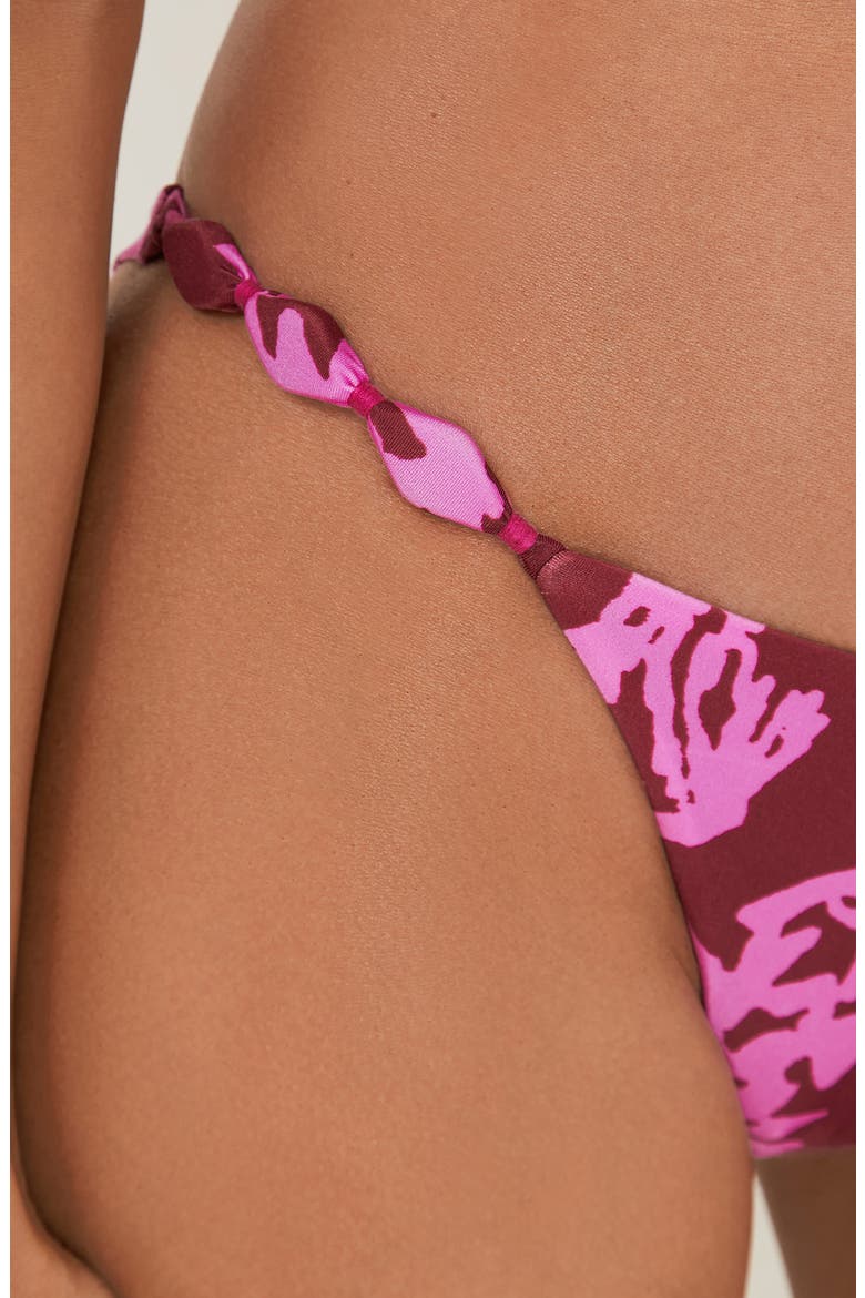 OC Ponche Alexa Knotted Bikini Bottoms, Alternate, color, PINK