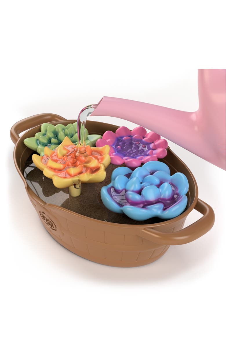 Green Toys Rainbow Bloom Color Change Water Activity Play Set, Alternate, color, Multi