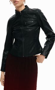 Desigual Faux Leather Jacket