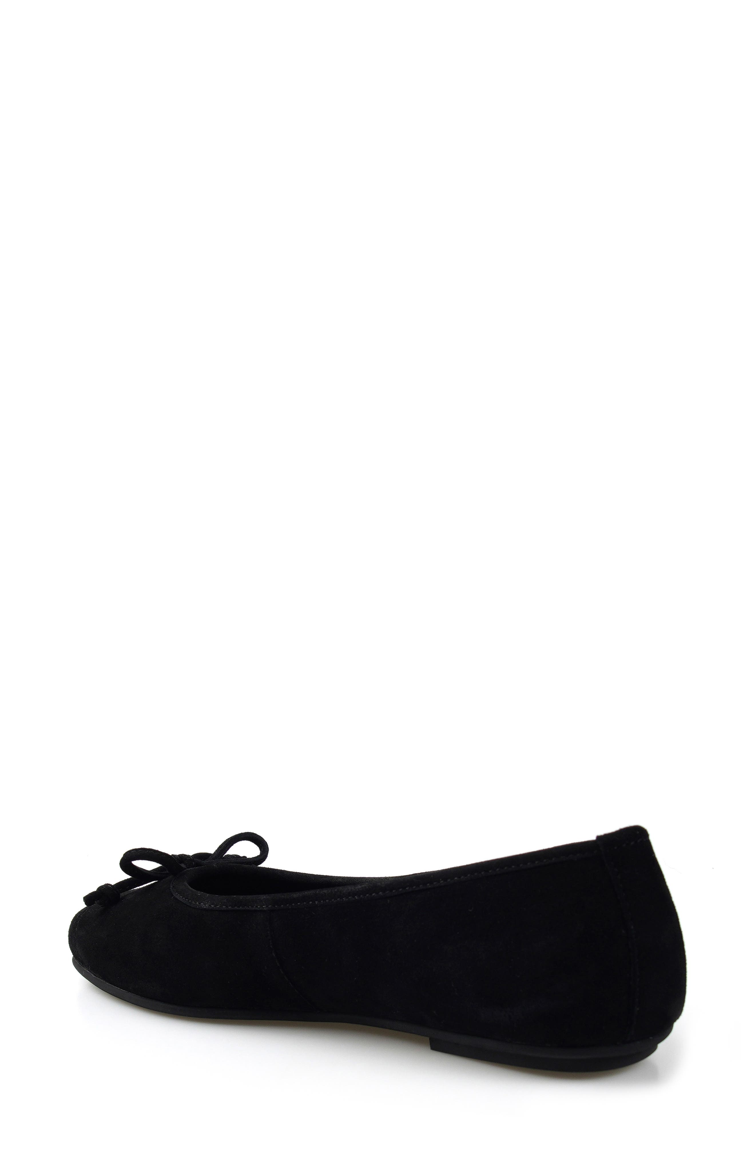 Dove Ballet Flat, Alternate, color, BLACK SUEDE