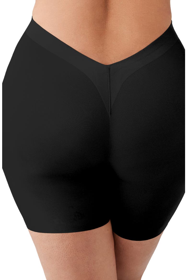 Shape Revelation® Hourglass Thigh Shaping Shorts, Alternate, color, BLACK