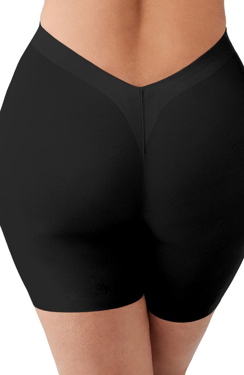 Wacoal Shape Revelation<sup>™</sup> Hourglass Thigh Shaping Shorts, Alternate, color, Black