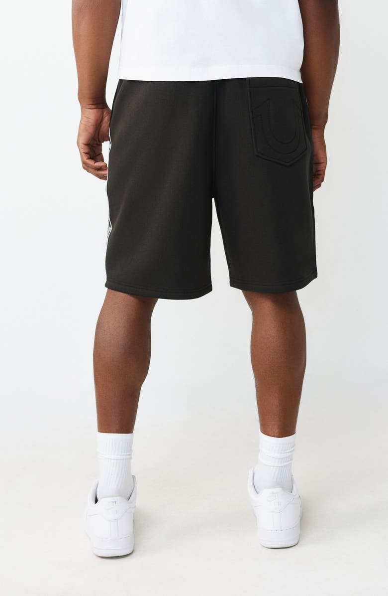 True Religion Logo Fleece Shorts, Alternate, color, 