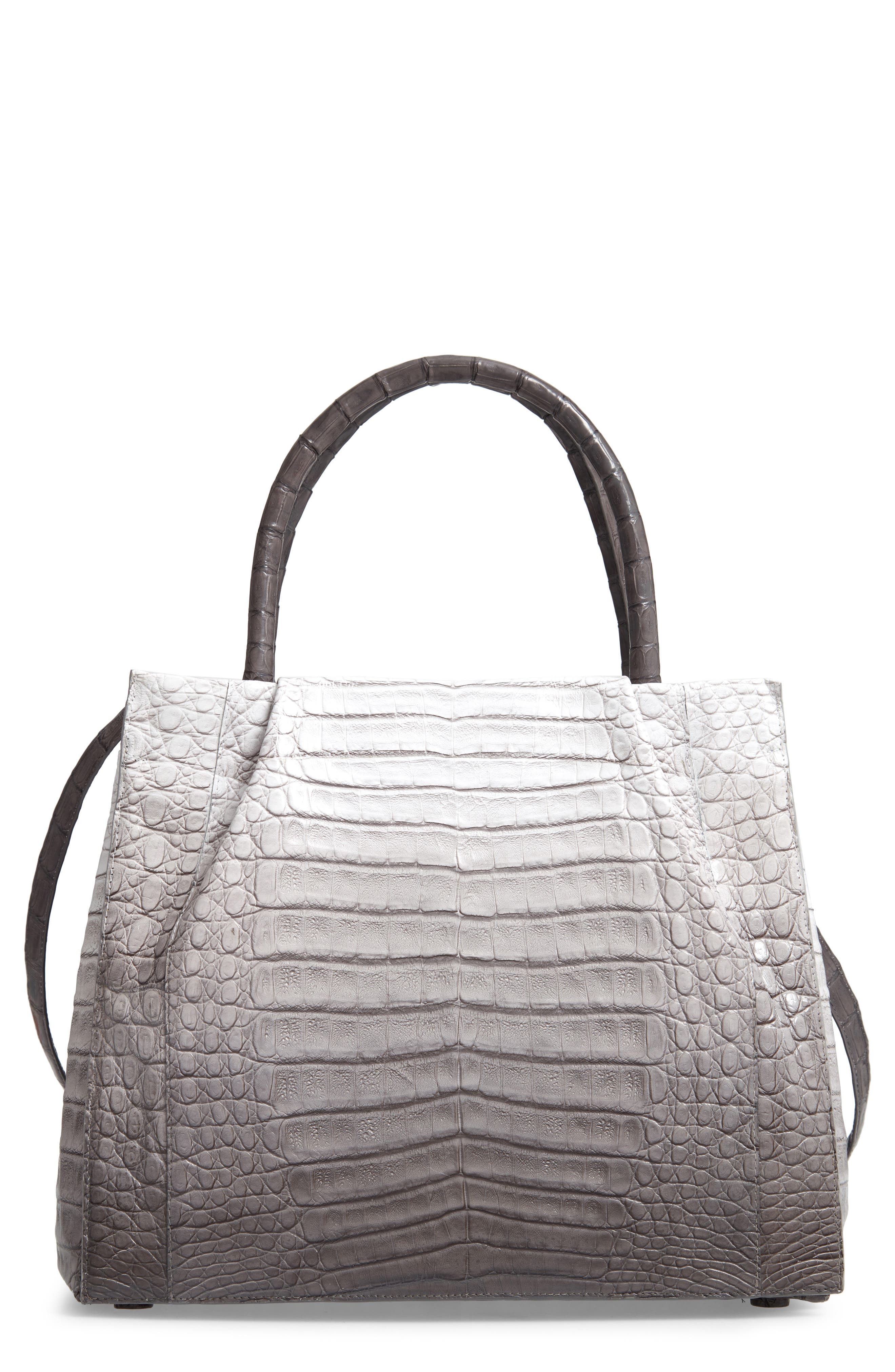 Nancy Gonzalez Small Aliza Genuine Crocodile Tote, Main, color, 