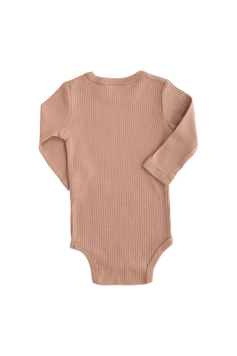 Long Sleeved Modal Bodysuit, Alternate, color, Pink