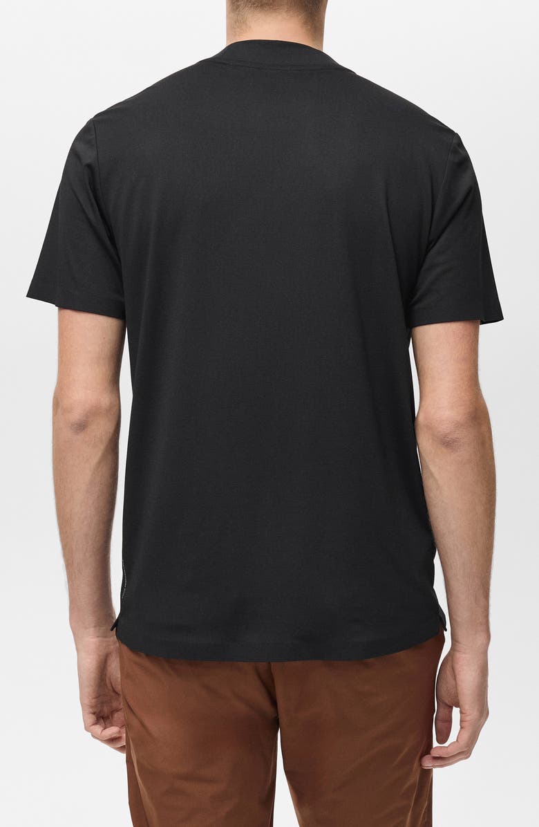 MANGO Thermoregulating Performance Slim Fit Stretch T-Shirt, Alternate, color, Black