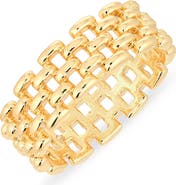 NORDSTROM RACK Demi Fine Open Work Wide Band Ring