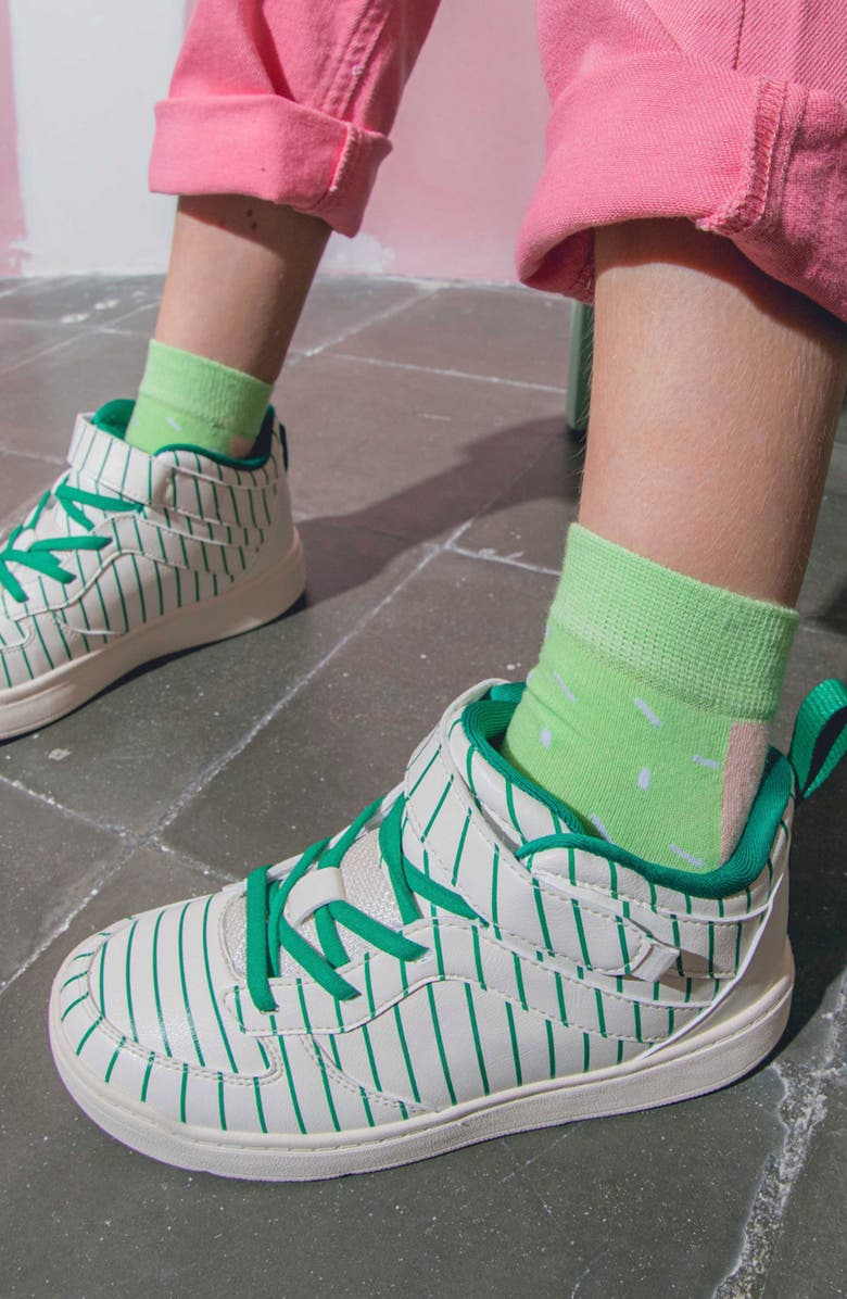 doiy Kids' Dolce Gelato 3D Crew Socks, Alternate, color, Dolce Gelato