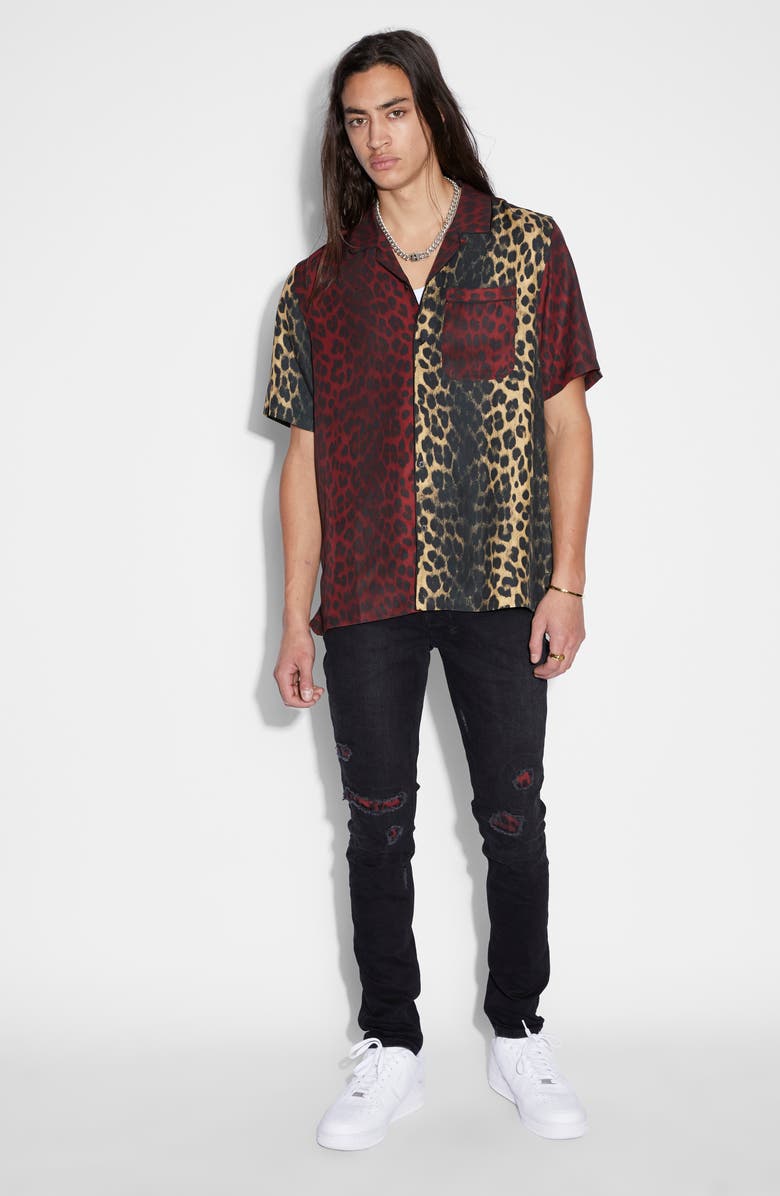 Ksubi Big Kat Two-Tone Resort Camp Shirt, Alternate, color,