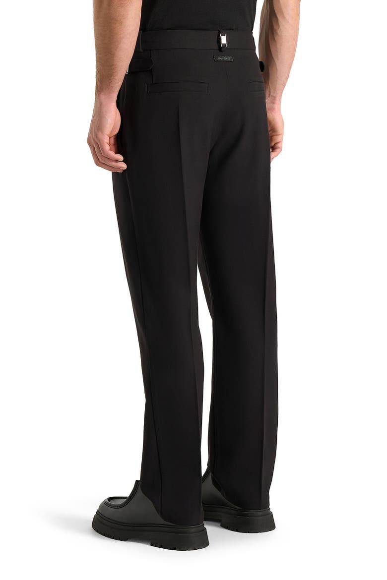 Joseph Refined Regular Fit Trousers, Alternate, color, Black