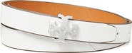 Tory Burch Logo Leather Belt