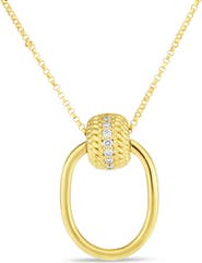 Roberto Coin Opera Diamond Pendant Necklace