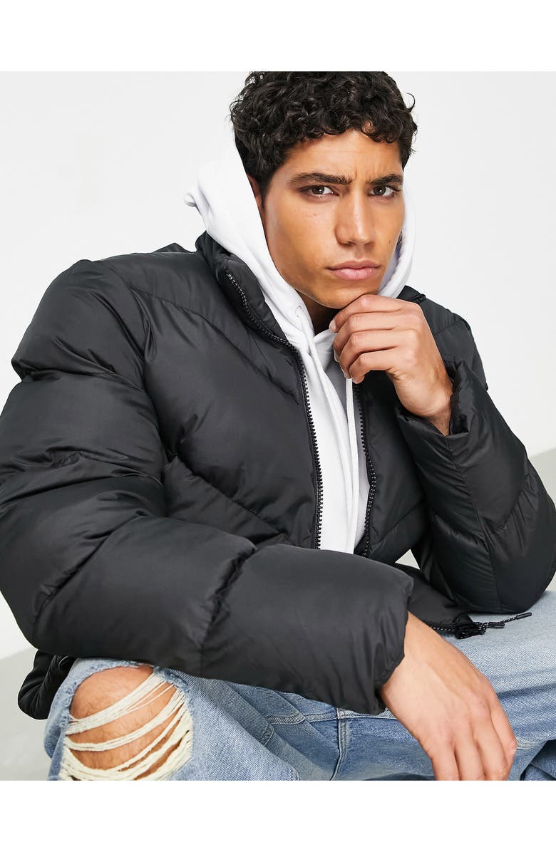 ASOS DESIGN Puffer Jacket, Alternate, color, 