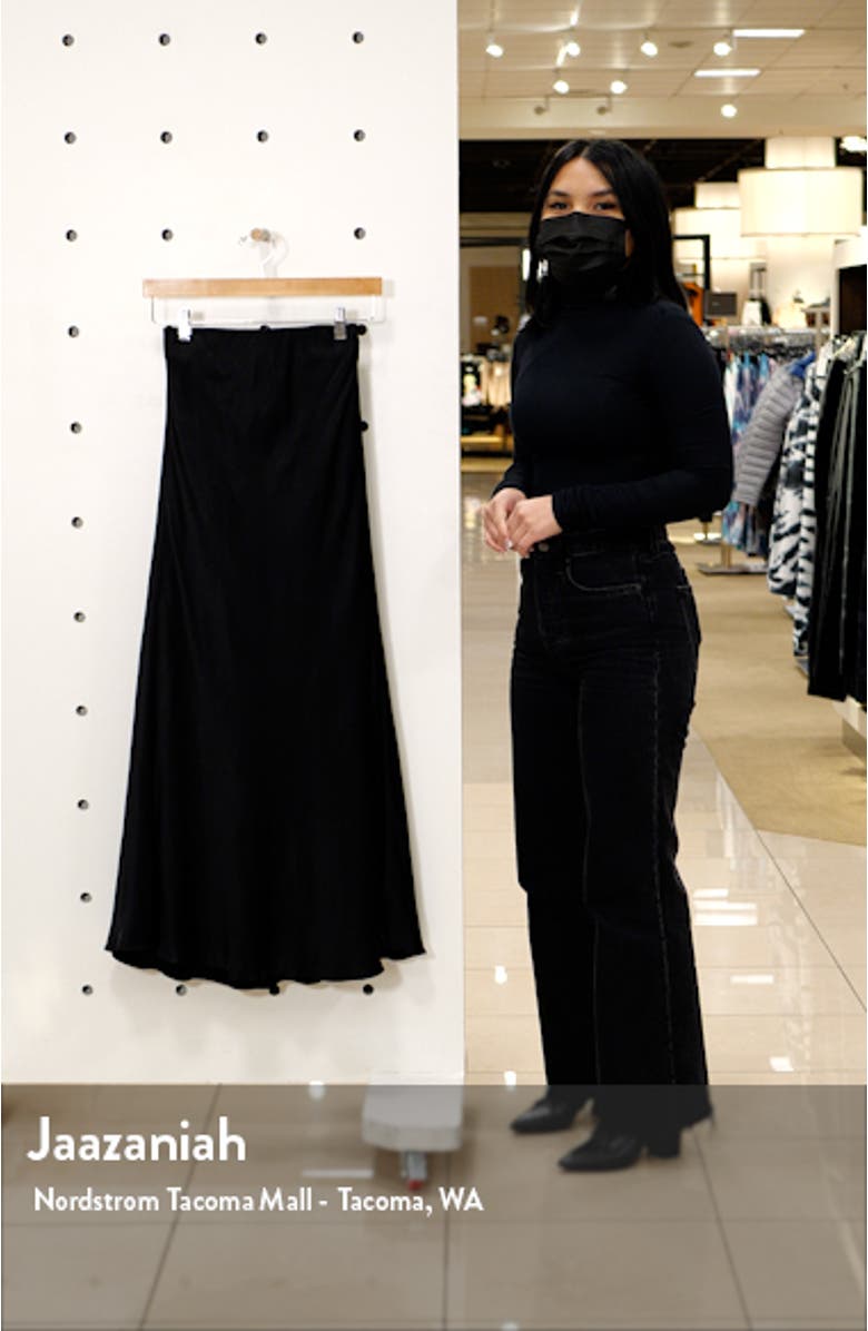 Bias Cut Satin Skirt, sales video thumbnail