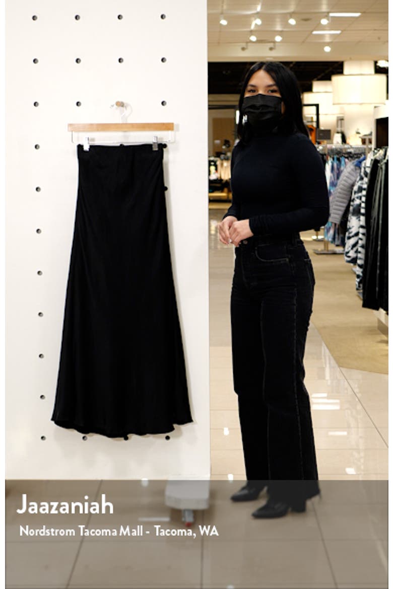 Bias Cut Satin Skirt video