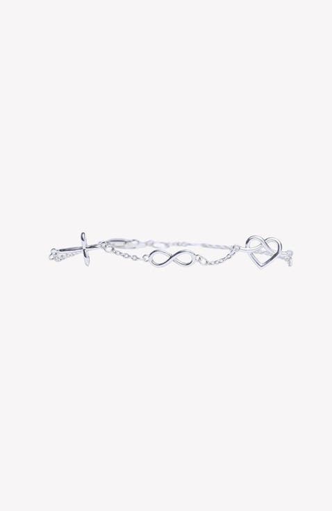 Faith, Hope, Love Bracelet
