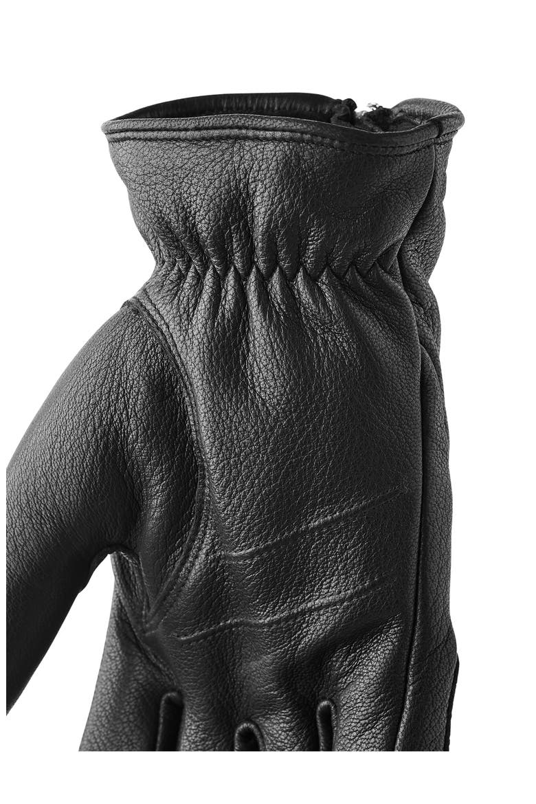 Keith Leather Gloves, Alternate, color, BLACK