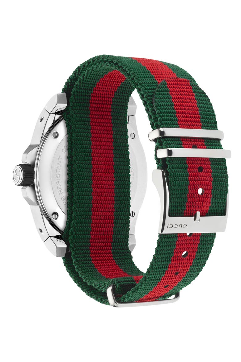 Dive Nylon Strap Watch, 45mm, Alternate, color, NO COLOR