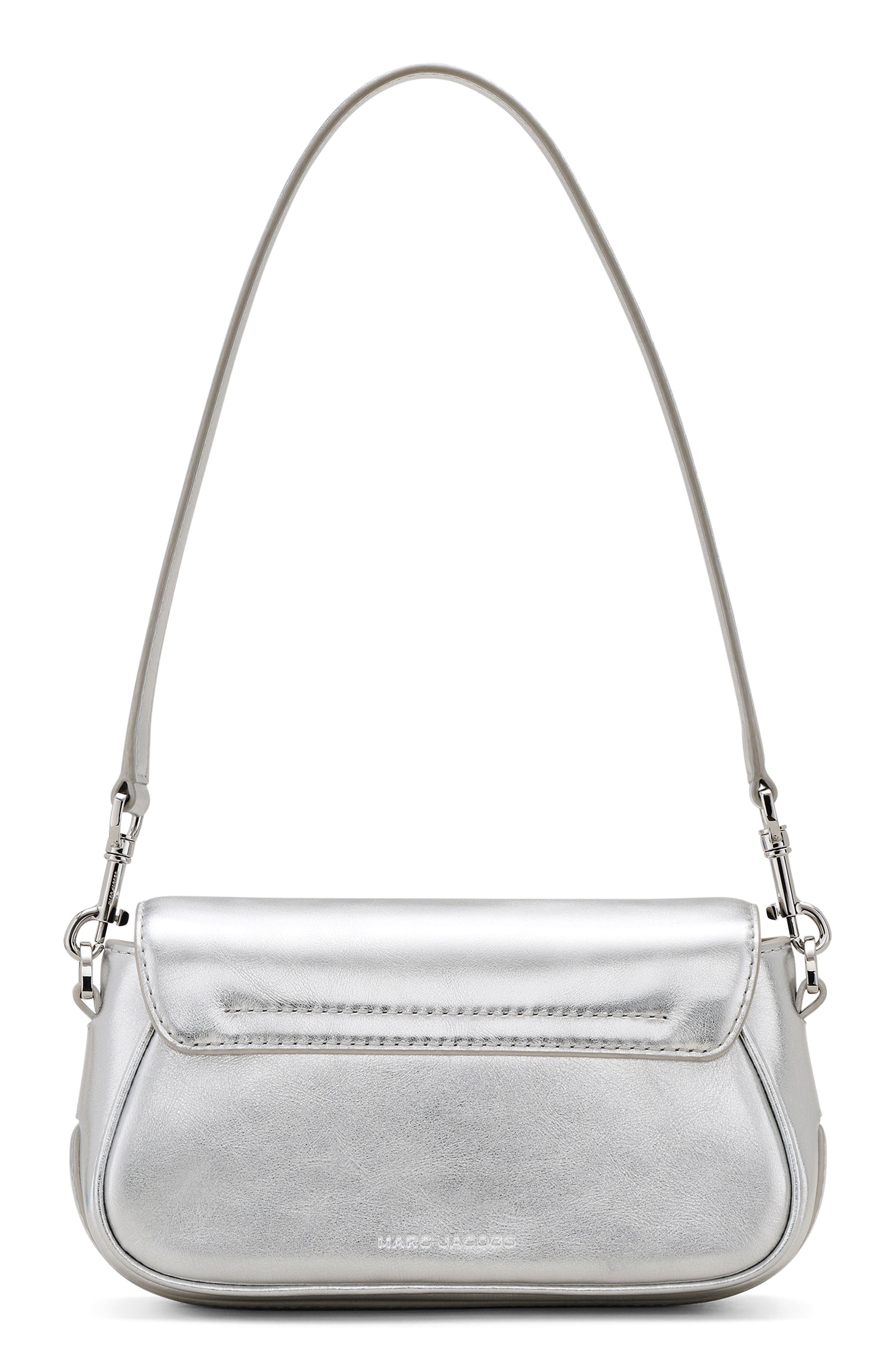 Marc Jacobs The Metallic Leather Shoulder Bag, Alternate, color, 