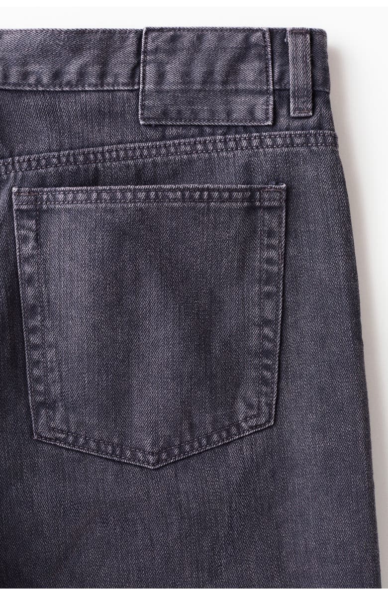 H&M Relaxed Denim Shorts, Alternate, color, Dark Lilac