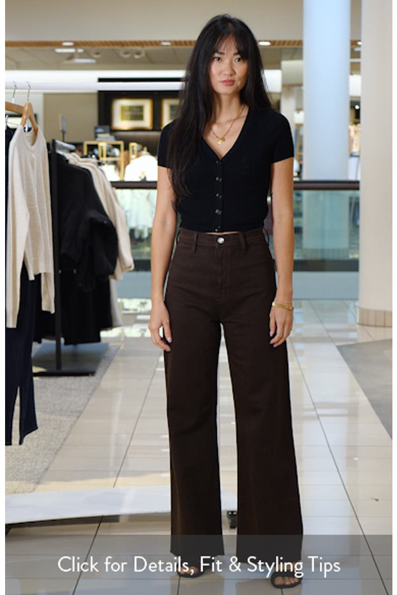 Penny High Waist Wide Leg Petite Jeans video