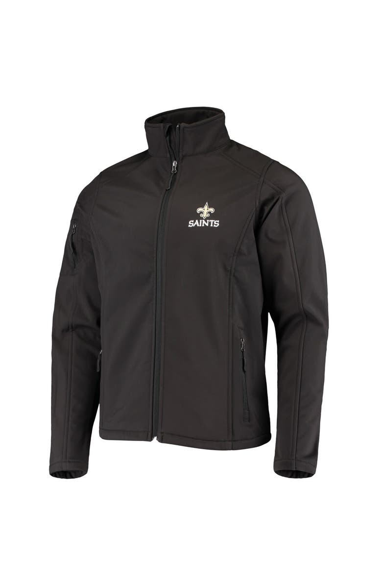 DUNBROOKE Men's Dunbrooke Black New Orleans Saints Sonoma Softshell Full-Zip Jacket, Alternate, color, Black
