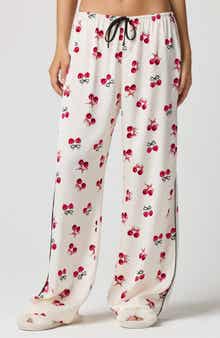 Florence by Mills Bow Satin Pajama Pants