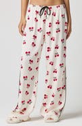 Florence by Mills Bow Satin Pajama Pants