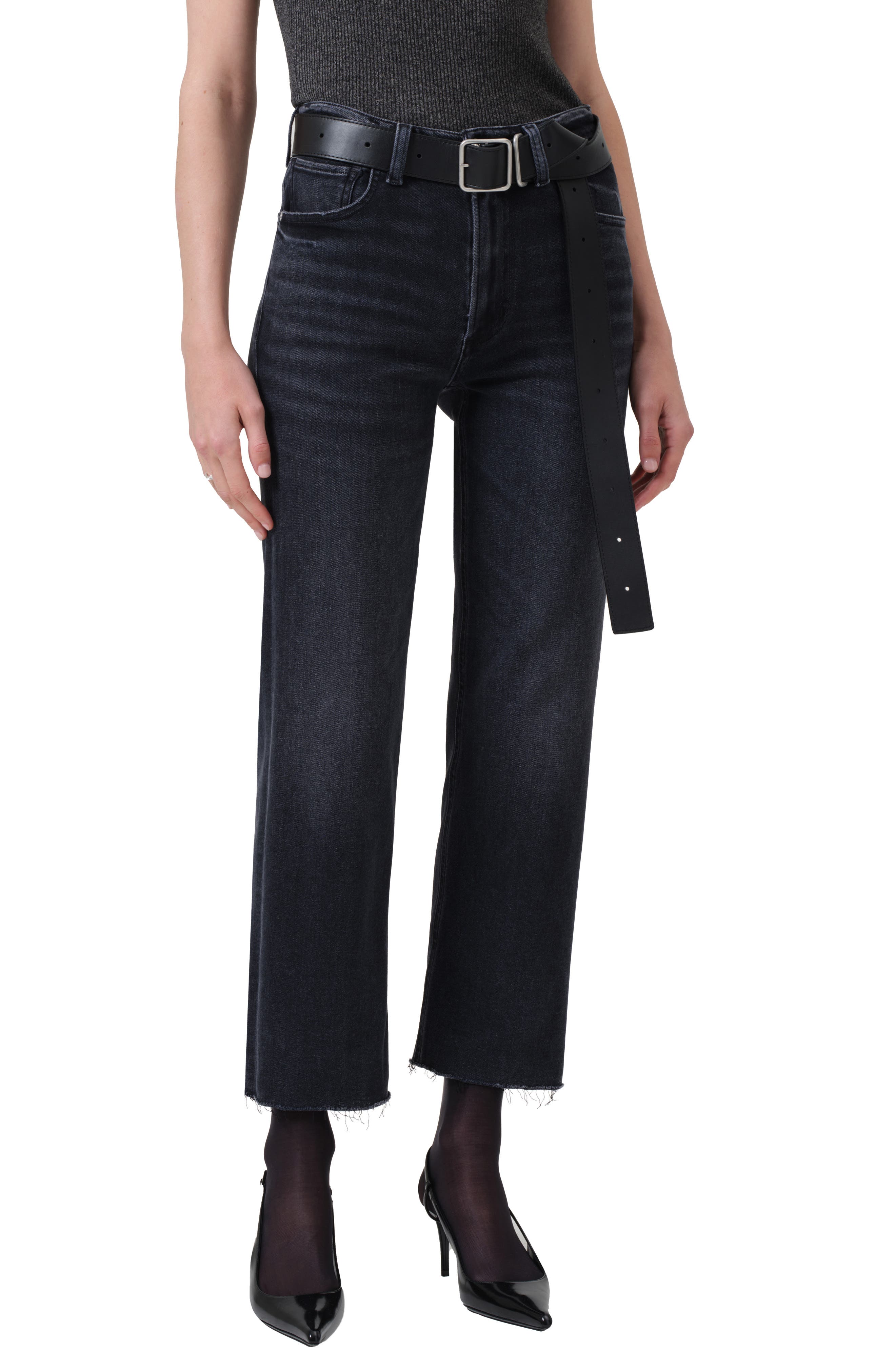 Citizens of Humanity Palma High Waist Raw Hem Jeans
