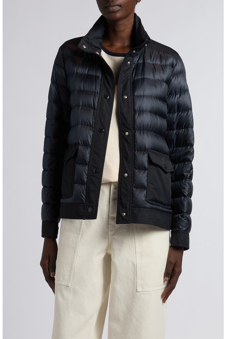 Origan Down Puffer Jacket, Main, color, DARK NAVY BLUE