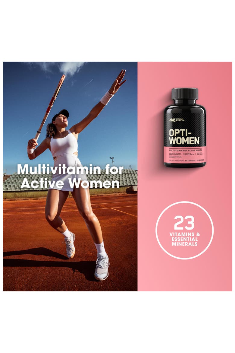 Opti-Women Multivitamin for Active Women, 120 Capsules, 60 Servings, Alternate, color, None